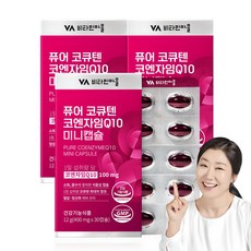 Vitamin Village Pure CoQ10輔酶迷你膠囊 12g, 30顆, 3盒