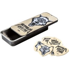 Jim Dunlop Hetfield's White Fang 커스텀 1.0mm 플로우 기타 피크 틴 (PH122T100), 픽 틴, 1개