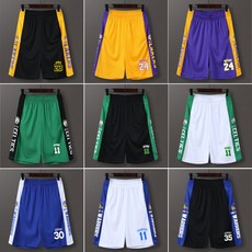 NBA 농구바지 코비 반바지 농구복 농구팬츠 스윙맨 쇼츠, 5XL, 8027레이커스퍼플No.24코비브라이언트