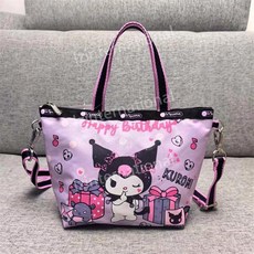 레스포삭 산리오 미니 여권 Essential 방수 시티 미니크로스 심플 공구 크로스백 LESPORTSAC