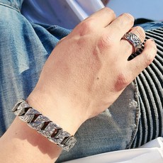 남자순금팔찌체인