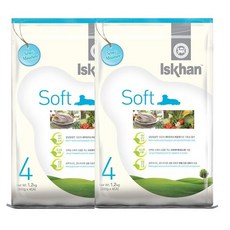 이즈칸 독 소프트 사료 1.2kg X 2개입 반습식 노령견