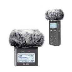 타스캠 DR-07X DR-07MKII 휴대용 디지털 레코더 용 DR07X 윈드 스크린 머프 YOUSHARES의 DR07X 마이크 윈드 스크린 인조 모피 윈드 머프