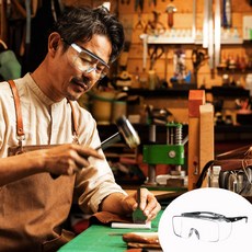 RAUOJOS 보안경 김서림방지 충돌 보호 UV400 보호 작업 보안경 ROS - OTG002, 그레이