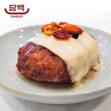 [담백] 프리미엄 한우떡갈비 술안주 반찬 수제 소고기 맛집 냉동 함박스테이크, 20개, 1.02kg