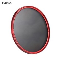 호환용 FOTGA 58 mm 62 67 72 77 82 슬림 ND 페이더 필터 중립 밀도 ND2 ND400 Red Canon Nikon DSLR 카메라 용, 3) 72mm