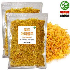신영몰 메리골드 꽃잎 100g 이집트산 포트 메리골드차 꽃차 원물재료, 2개, 1개입
