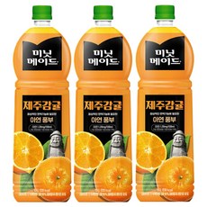 코카콜라 미닛메이드 제주감귤, 3개, 1500ml