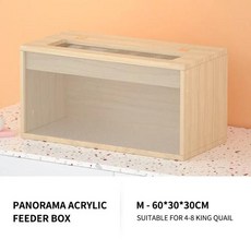 실내 킹 메추라기 허치 작은 동물 닭장 햄스터 기니피그 다람쥐 미니 애완 케이지 고슴도치 나무 오두막용, 02 60x30x30cm 4-8, 1개