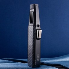 가정용 토치 라이터 자동 2022 jobon 주방 야외 바베큐 금속 방풍 시가 큰 제트 화염 터보 화재 가스 남성용 선물, 1-블랙박스 없음