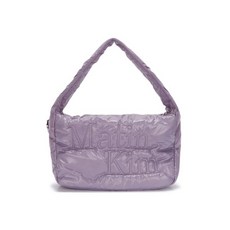 (국내배송) MATIN KIM 마뗑킴 LOGO STITCH PADDING EASY BAG IN 퍼플