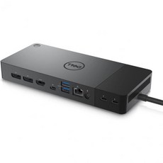 델 Dell WD22TB4 썬더볼트 4 도크 - 포트 2개 5120 x 2880 비디오 해상, Black