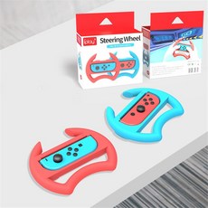레이싱휠거치대 레이싱게임 레이싱휠 2pcs 스위치 스티어링 휠 그립 핸들 스탠드 홀더 leftamp 오른쪽 스위치 oled 게임 액세서리, 없음, 2개
