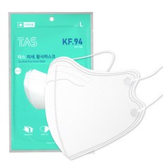 KF94 타스 새부리형 황사방역 마스크 국산원단 100매