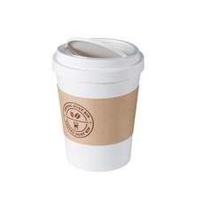 리템 미니 커피컵 휴지통 3L, 화이트 화이트, 1개