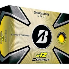 2023 브리지스톤 골프 e12 컨택 골프공 화이트, Yellow