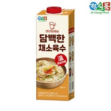 [정식품] 간단요리사 담백한 채소육수 950mlx6팩, 950ml, 6개