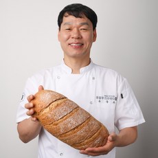 유동부 치아바타 통밀빵 뺑페이장 (통밀식빵 저온숙성발효 샌드위치), 1개, 1000g