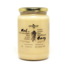 원루트 캐나다 야생화 생꿀 프리미엄 크림꿀 1kg 자연산 꿀 효능 꿀벌화분 Raw Honey, 1병