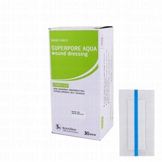밴드골드 슈퍼포아 아쿠아 방수 드레싱 밴드 대형 약국 상처 5호 15매 30매 (알콜스왑제공), 15개 - 방수거즈