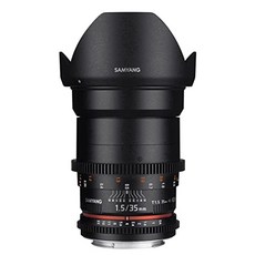 Canon EF 카메라 용 Sanyang SYDS35M-C VDSLR II 35mm T1.5 광각 시네마 렌즈, 본상품