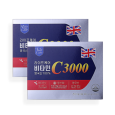 라이프케어 비타민C3000 영국산100%, 300g, 2개