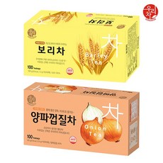 송원 양파껍질차 100T +보리차 100T, 2개