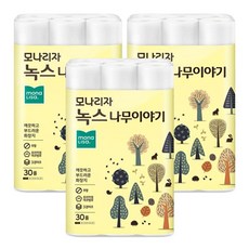 모나리자 나무이야기 3겹데코 27m x 30롤 롤화장지, 30개입, 3개