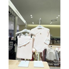 [압소바] 2024FW 밍미 속싸개 배냇슈트 2종세트(핑크) (AZCA10907)