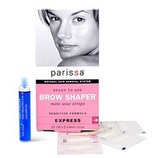 Parissa Eyebrow Shaper Wax Strip 32 count 파리 사 아이 브로우 셰이퍼 왁스 스트립 32 개입, 1