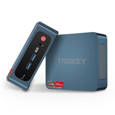 TRIGKEY AMD 라이젠 7 미니 PC 5800H(8코어 16스레드) 16GB DDR4 500GB M.2 NVME(최대 3000MB/S) SSD 게이밍 S5 컴퓨터 W11 프, Ryzen 7 5800H 16+500, Ryzen 7 5800H 16+500