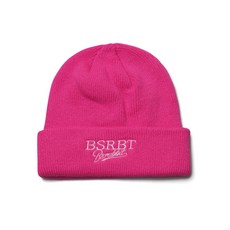 비에스래빗 2324 BSRABBIT BSRBT LOGO BEANIE HOTPINK 스노우보드 비니