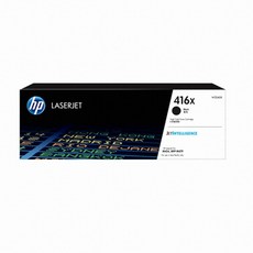 HP Color Laserjet Pro M454dw 정품토너 검정 W2040X 7 500매 NO.416X 사용 가능기종 M454nw M454dn MFPM479dw, 1개