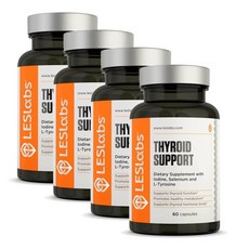 더랩스 싸이로이드 서포트 요오드 아이오딘 L-티로신 셀레늄 캡슐 THE Labs Thyroid Support, 4개, 60정