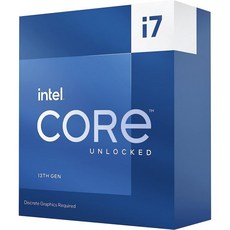 인텔 코어 i7-13700KF 게이밍 데스크탑 프로세서 16코어 8P-코어 + 8E-코어 - 언락 354493, Processor, 1개 - 13700kf