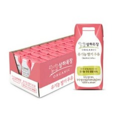 상하목장 유기농 딸기우유, 125ml, 29개