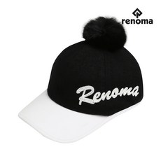 [레노마골프]여성 로고 방울 육각 캡모자 RWACI8806-199_G, 000, BLACK