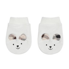(백화점 정품) 스마일 베어 손싸개(EUF61U802M_IV) 1003904, 아이보리, FREE