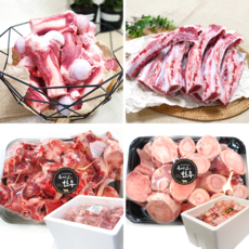 더예쁜한우 갈비뼈 사골 잡뼈 돈사골 돼지사골, 한우 잡뼈 10kg, 1개