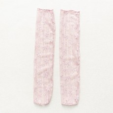 연핑크무릎양말