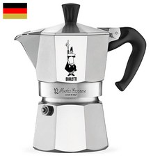 독일 Bialetti 비알레띠 익스프레스 에스프레소 모카포트 알루미늄 커피 메이커 12컵 대용량, 실버, B0000AN3QJ-1166
