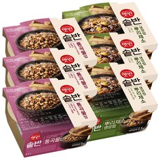 햇반 솥반 통곡물밥 200g x 3p + 뿌리채소 영양밥 200g x 3p 세트, 3세트