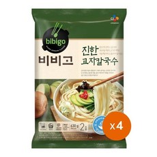 [CJ제일제당]비비고 진한교자칼국수630G 2인분 4봉(8인분), 630g, 4개