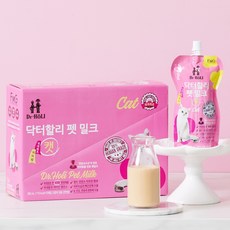 닥터할리 고양이 저지방 타우린 펫밀크 캣, 10개, 200ml - 펫스웨트