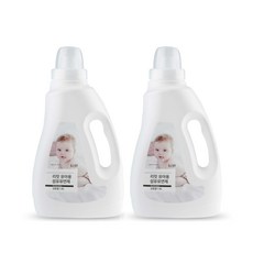 리릿 유아용 섬유유연제 코튼향 1.8L*2 본품/리필형, 본품 1.8L*2