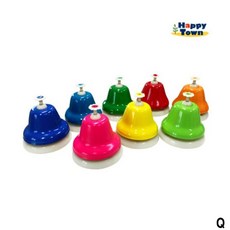 보헷 교육용 악기 핸드벨 터치벨 8음, 상세페이지 참조, 1개