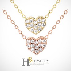 14k하트목걸이