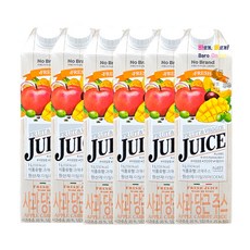 노브랜드 사과 당근 주스 1000ml x 6, 6개, 1L