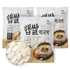 [우정본가] 국내산 2023 햅쌀 떡국떡 1kg, 3개