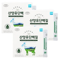 오리진초유 산양유단백질 60포X3통/산양유 초유단백질 보충제/단백질영양제, 60회분, 300g, 3개